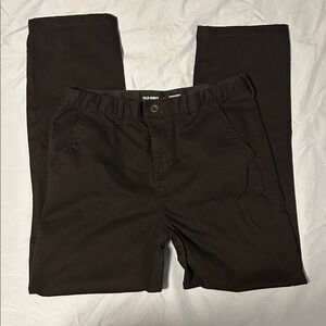 Boys size 18 Old Navy black straight leg pants - EUC!